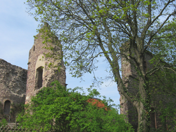 Burgruine in Hessen
